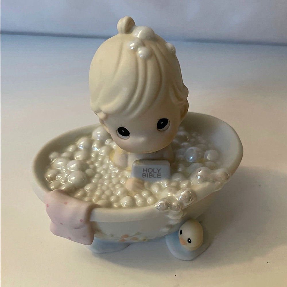 1991 Precious Moments He Cleansed My Soul